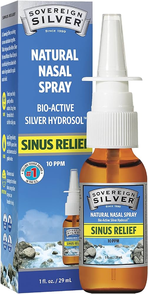 Bio-Active Silver Hydrosol Sinus Relief, 1 fl oz