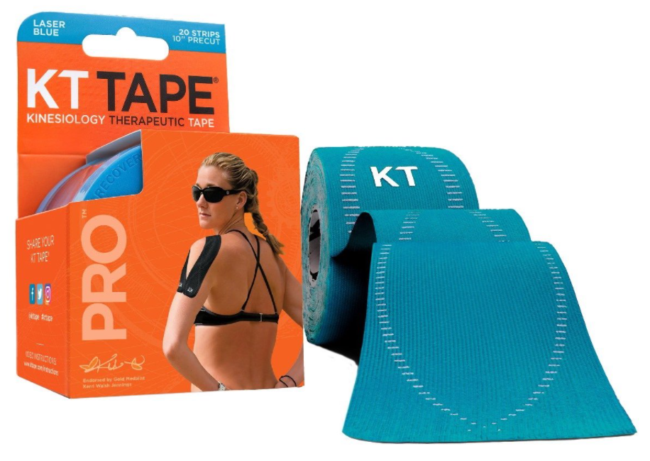 KT TAPE - LASER BLUE 20 STRIPS (2X10IN)