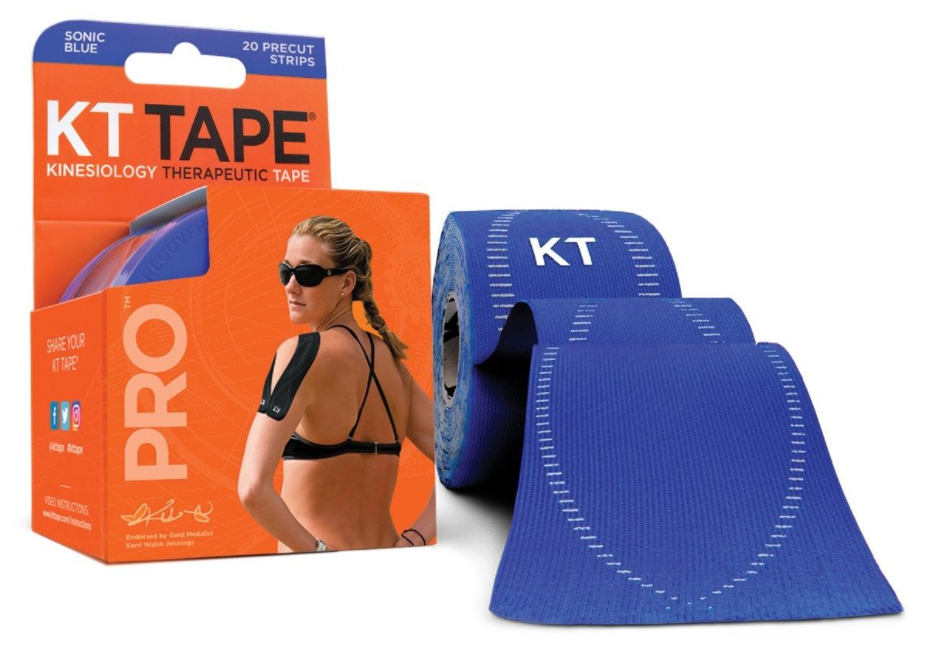 KT TAPE - SONIC BLUE 20 STRIPS (2X10IN)