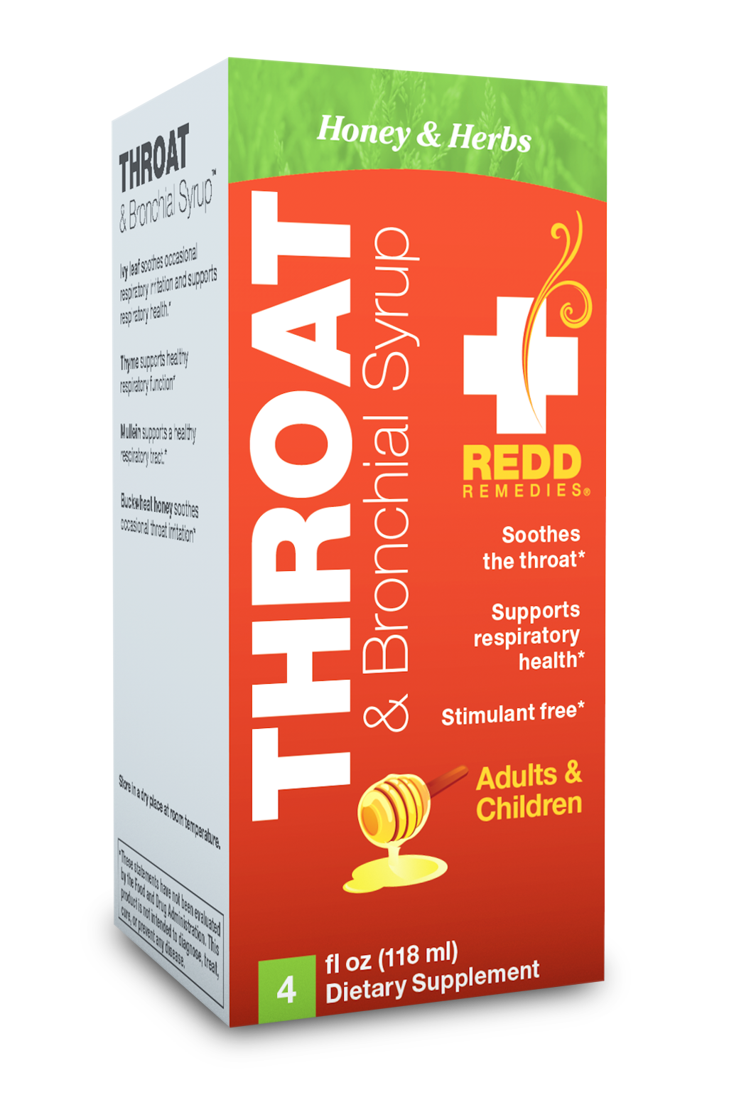 Throat and Bronchial Syrup - Honey 4oz